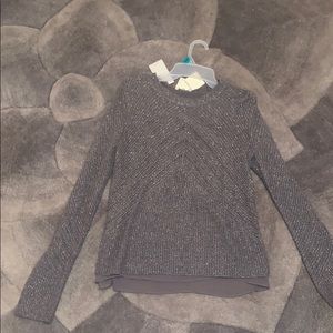 Brown/Silver sweater